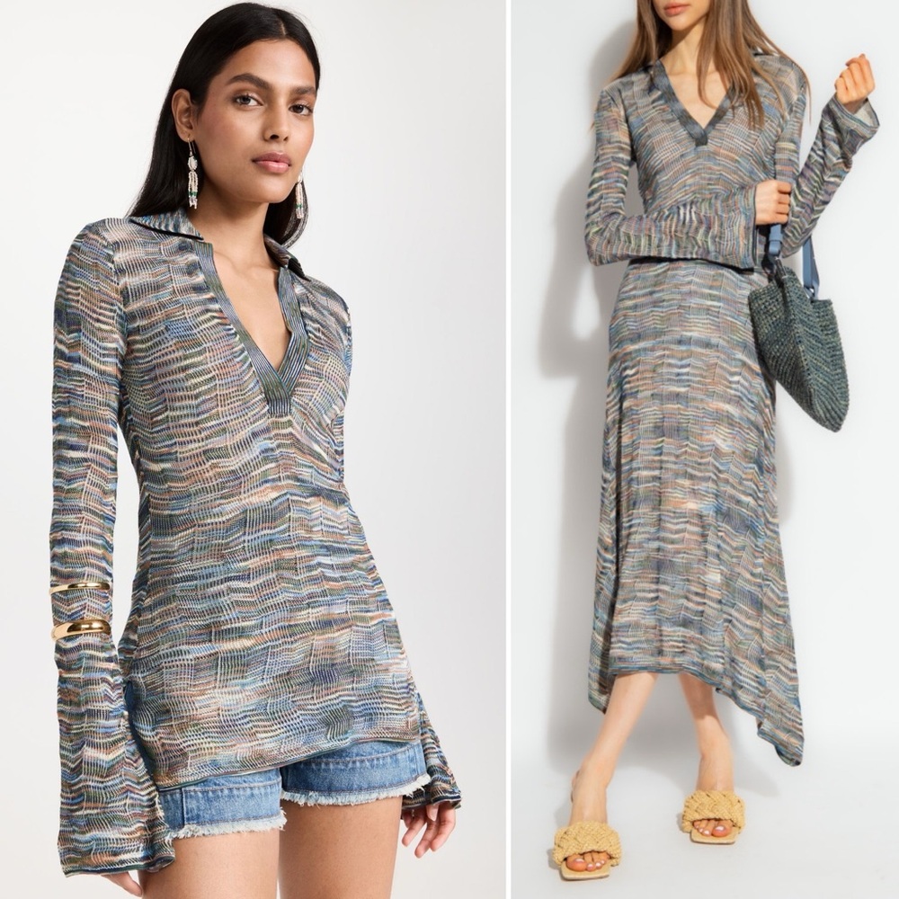 Ulla Johnson Marlo Top Azurite Runway Knit Size Small - Picture 6 of 10